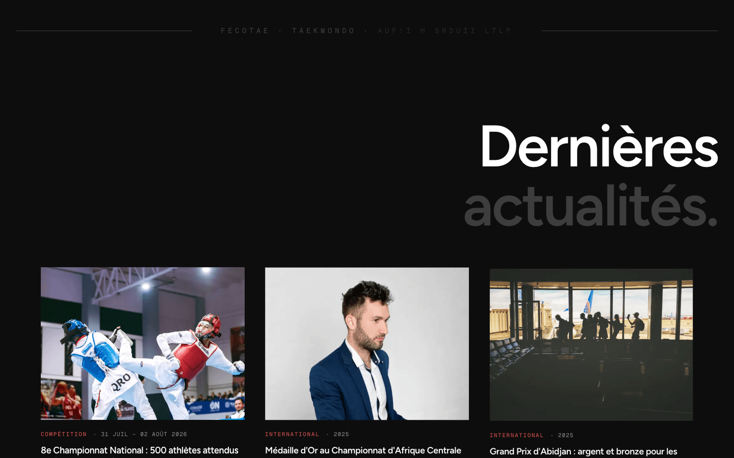 FECOTAE — Actualités